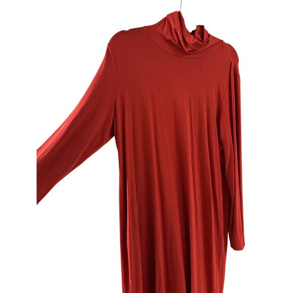 J.Jill Wearever Red Turtleneck Tunic - XL - Picture 2 of 6